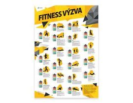 Stírací plakát - fitness výzva