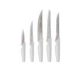 BANQUET Sada nožů SAPHYR, 5 ks, šedá
