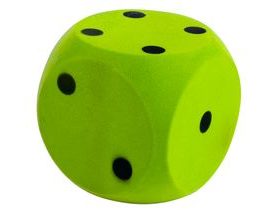 Androni Kostka měkká - velikost 16 cm, zelená