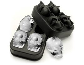 Forma na led / čokoládu - SKULLS 4 ks