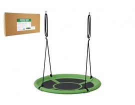 Houpací kruh zelený 100 cm látková výplň v krabici 73x37x7cm