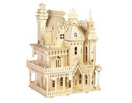 Woodcraft Dřevěné 3D puzzle vila