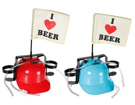 Picí helma, I love Beer (miluji pivo) a vlaječkou