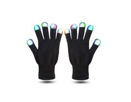 Rukavice s LED špičkami - PARTY GLOVES