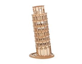 RoboTime 3D dřevěné puzzle Šikmá věž