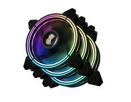 Sada počítačových ventilátorů ARGB Darkflash CF11 Pro 3v1 120x120 (černá)