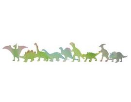 Dinosauři svítí ve tmě 9 ks v sáčku