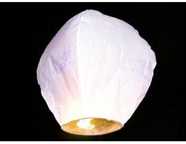 Lampion přání - čepice(zelená barva)