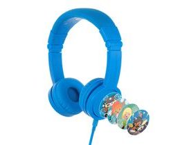 Drátová sluchátka pro děti Buddyphones Explore Plus (modrá)