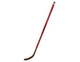ACRA Laminovaná hokejka levá 125 cm červená