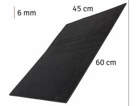 Antivibrační a izolační podložka pod pračku 60x45 cm - černá (APT)
