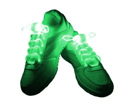 LED svítící tkaničky - zelené