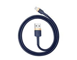 Baseus Cafule Lightning kabel 1,5A 2m - zlato-tmavě modrý