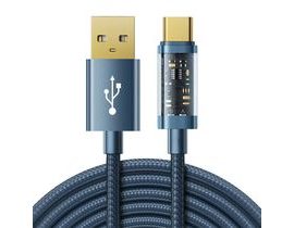 Kabel k USB-A / Surpass / Type-C / 3A / 1,2 m Joyroom S-UC027A12 (modrý)
