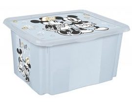 Keeeper Box na hračky Mickey Mouse love 15 l, modrý