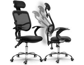 Kancelářská židle Sofotel Ryga micro-mesh, černá