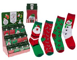 Ponožky s vánočním motivem, univerzální velikost,
