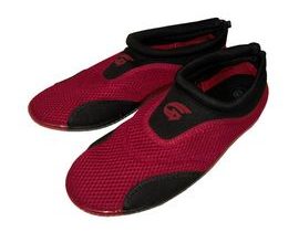 Dámské neoprenové boty do vody Alba červeno-černé
