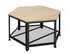 tectake 404225 konferenční stolek norwich 86,5x75x46,5cm