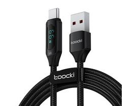 Toocki Nabíjecí kabel USB A-C, 1m, 66W (černý)