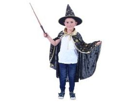 Dětský kostým Čaroděj s kouzelnou hůlkou