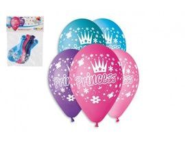 Balonek/Balonky nafukovací princezny 12'' průměr 30cm 5ks v sáčku