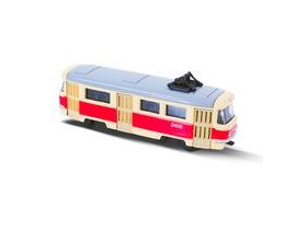 Kovová česká retro tramvaj mini 8.5 cm