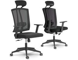 Otočná kancelářská židle Sofotel Karun micro mesh černá