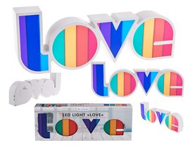 Lampa, Rainbow Love, cca 36 x 13,5 cm,