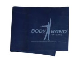 Posilovací guma Body-Band 2,5 m modrá