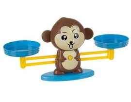 Vzdělávací hra opice - balanční škála