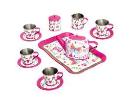 Dětský čajový set, růžový