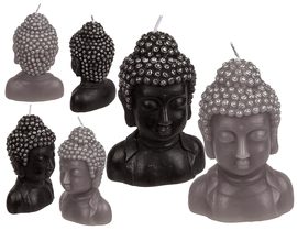 Svíčka, hlava Buddhy
