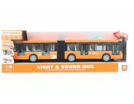 Autobus kloubový oranžový na baterie