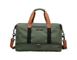 Cestovní taška s popruhem - zelená