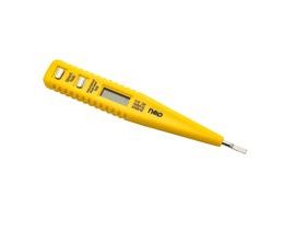 Zkoušečka napětí 12-250V Deli Tools EDL8003 (žlutá)