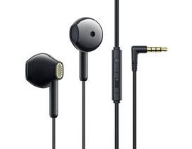 Kabelová sluchátka Joyroom JR-EW05, poloviční do uší (černá)