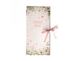 Svatební dárková krabička - Lístky a květy
