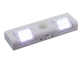 Osvětlení s pohybovým senzorem 8 LED, 3x AA - bílé (APT)