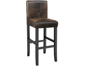 tectake 400551 barová židle dřevěná