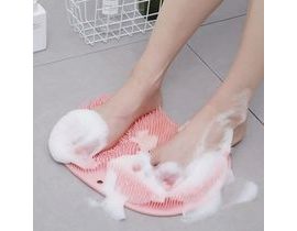 Silikonový kartáč do sprchy pro mytí zad a noh