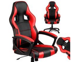 Černočervená kancelářská herní židle Sofotel Surmo