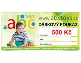 Dárkový poukaz ve výši 500 Kč ABCtoys.cz