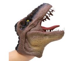 Schylling Maňásek na ruku Dinosaurus - hnědý