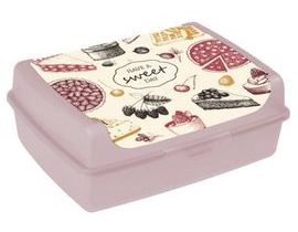 Keeeper Svačinkový box Sweet Day - midi 1 l, růžový