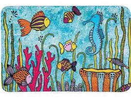 Wenko Koupelnová předložka Ocean Rollin Art, 45 x 70 cm