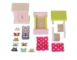Cubik 12640 Izba - drevený nábytok pre bábiky