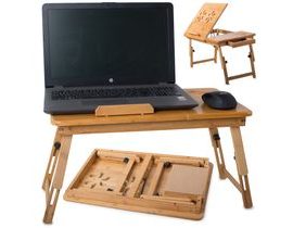 Bambusový stolek pro notebook