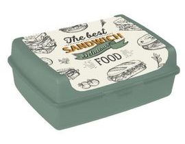 Keeeper Svačinkový box Sandwich - midi 1 l, zelený