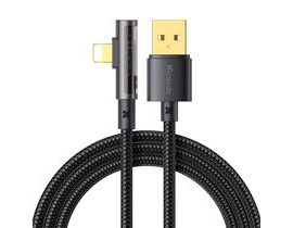 Kabel USB na Lightning s hranolem 90 stupňů Mcdodo CA-3511, 1,8 m (černý)